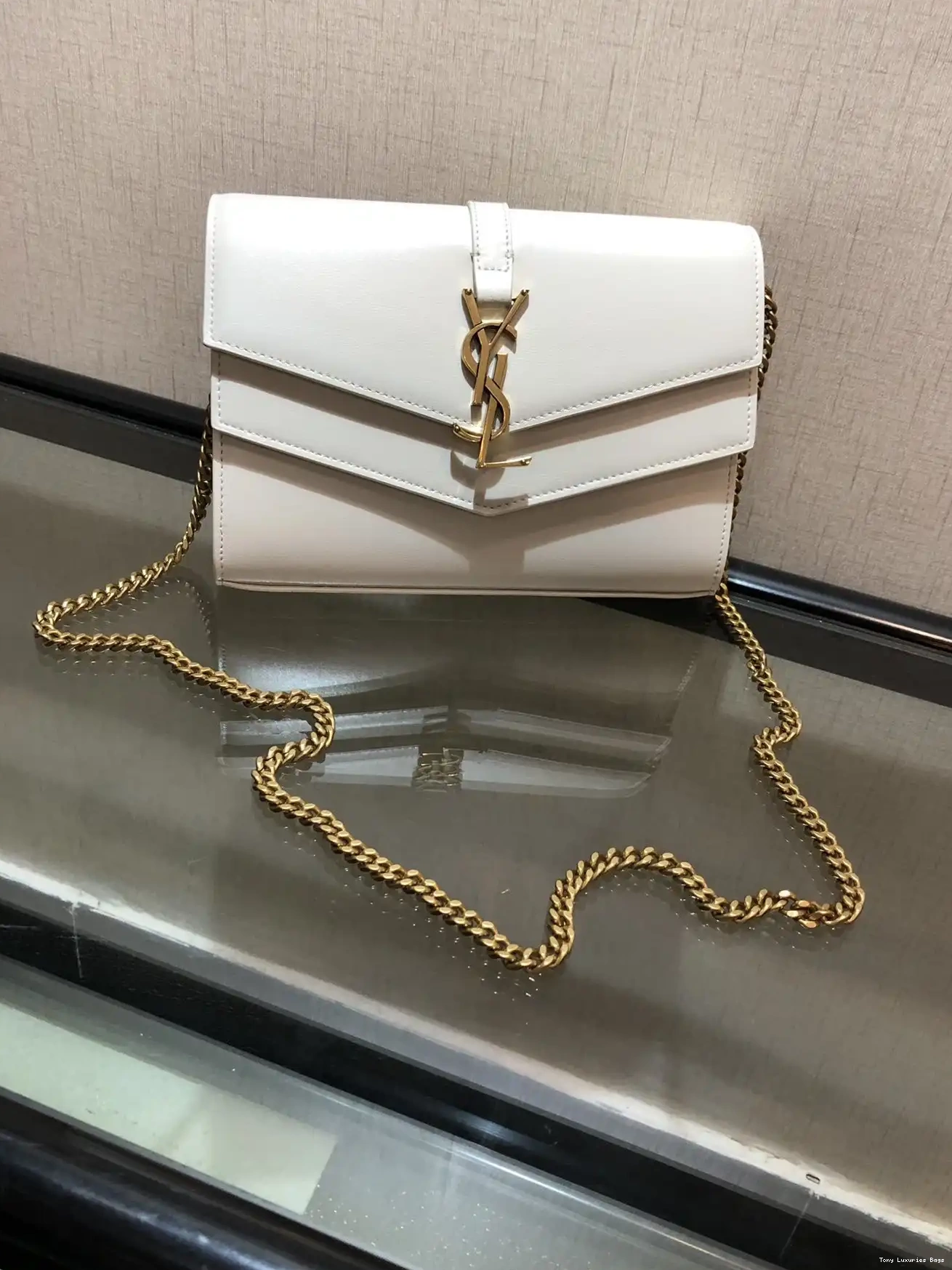 Tony Luxuries YSL SULPICE WALLET CHAIN MEDIUM 0624